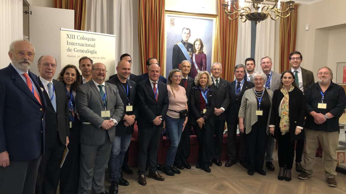 XIII Colóquio Internacional de Genealogia em Madrid: APG representada ao mais alto nível