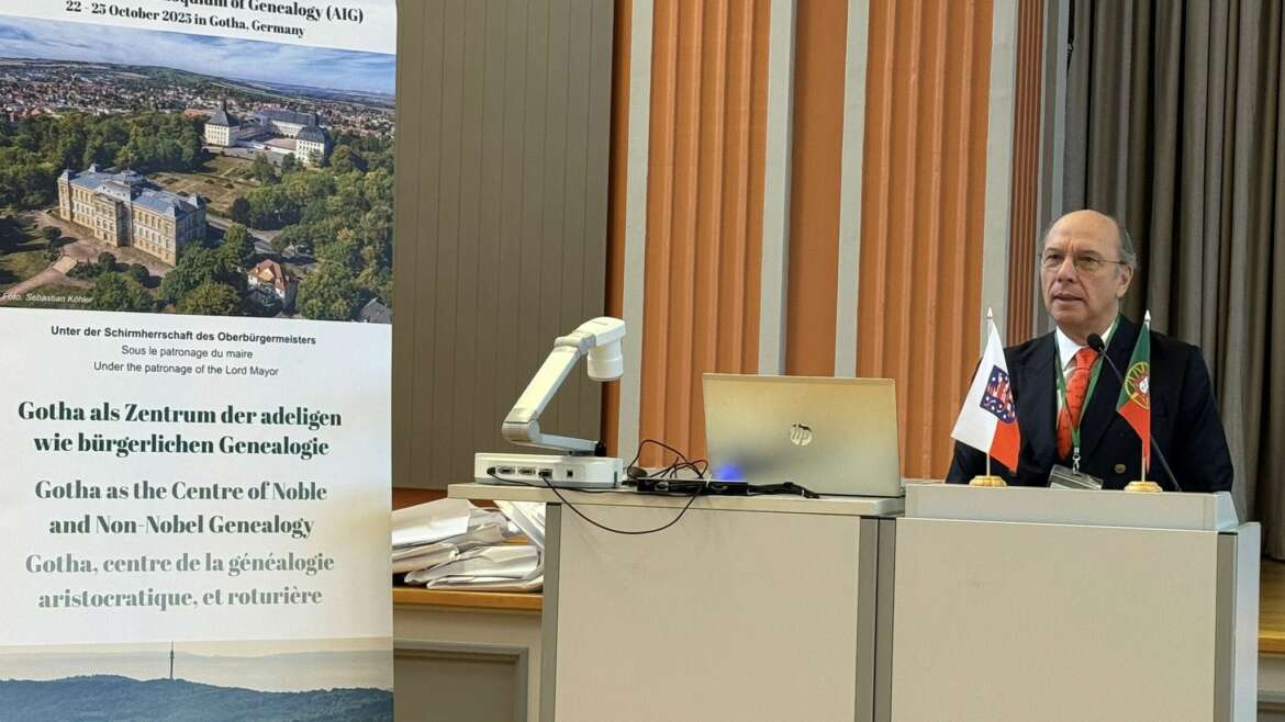 XIV Colóquio Internacional de Genealogia em Gotha: Presidente da APG representa Portugal em evento na Alemanha